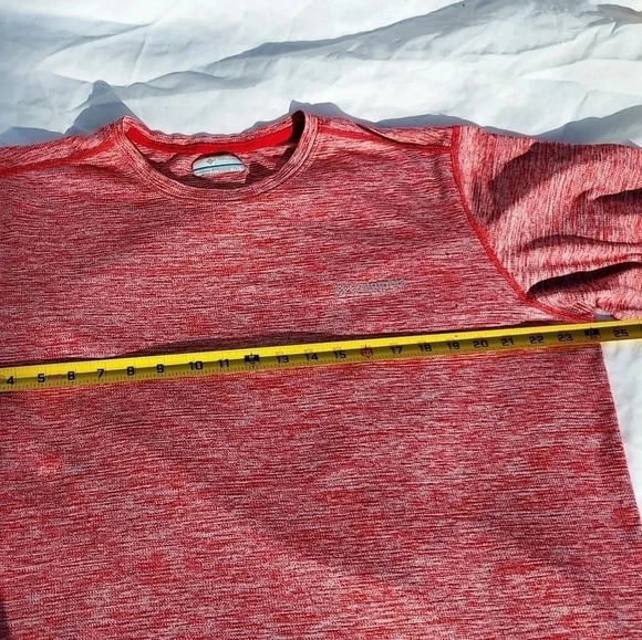 Columbia Red & White Tee Shirt XL - Picture 9 of 14